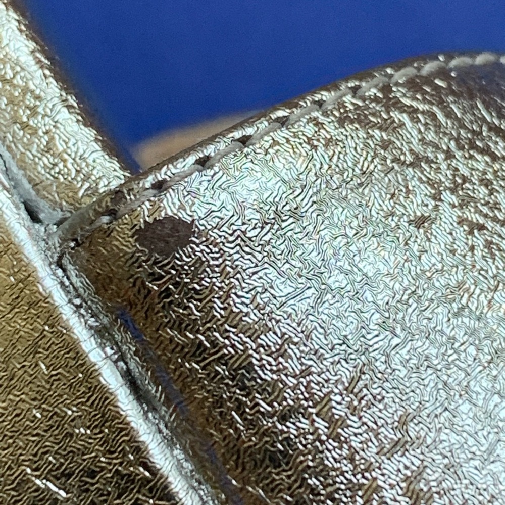 Stuart Weitzman Beautiful Silver Lame Size8 - image 8